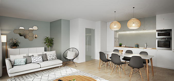 Appartement prêt à vivre à Tertre - F01